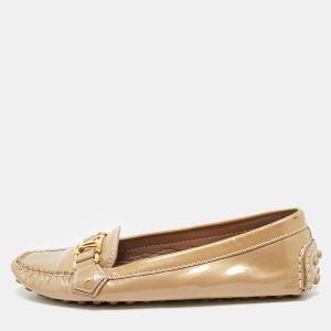 Louis Vuitton Gold Patent Leather Oxford Slip On Loafers Size 38, Loafers & Slip-Ons - Luxury Closet catalog