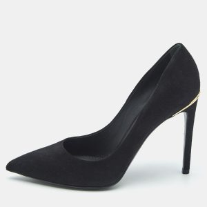 Louis Vuitton Black Suede Pointed Toe Pumps Size 37.5, Pumps - Luxury Closet catalog