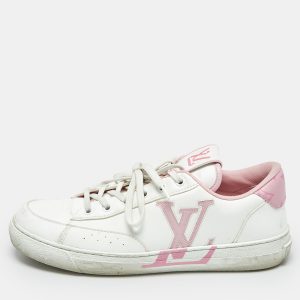 Louis Vuitton White/Pink Leather Charlie Low Top Sneakers Size 40, Athletic Shoes & Sneakers - Luxury Closet catalog