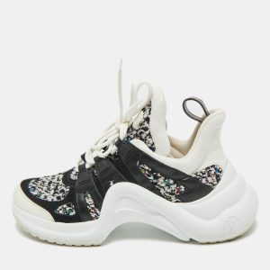 Louis Vuitton Multicolor Leather and Tweed Archlight Lace Up Sneakers Size 41, Athletic Shoes & Sneakers - Luxury Closet catalog