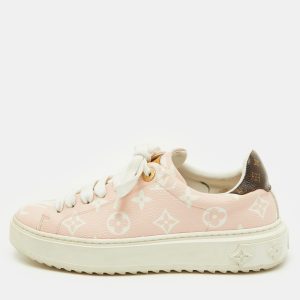 Louis Vuitton Pink Monogram Giant Canvas Time Out Sneakers Size 35.5, Athletic Shoes & Sneakers - Luxury Closet catalog