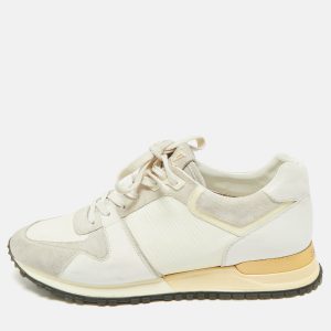 Louis Vuitton Tricolor Leather and Suede Run Away Lace Up Sneakers Size 37.5, Athletic Shoes & Sneakers - Luxury Closet catalog