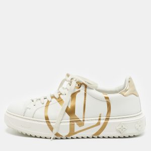 Louis Vuitton White Leather Time Out Low Top Sneakers Size 38, Athletic Shoes & Sneakers - Luxury Closet catalog