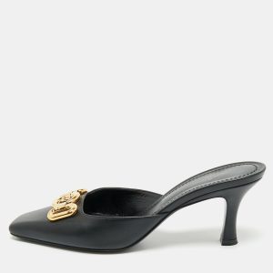 Louis Vuitton Black Leather Rotary Mules Size 38, Sandals - Luxury Closet catalog