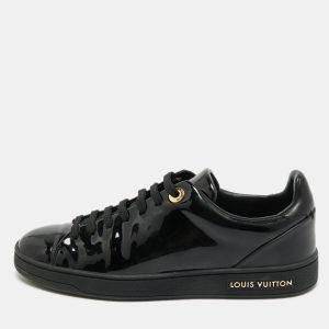 Louis Vuitton Black Patent Leather Frontrow Low Top Sneakers Size 36, Athletic Shoes & Sneakers - Luxury Closet catalog