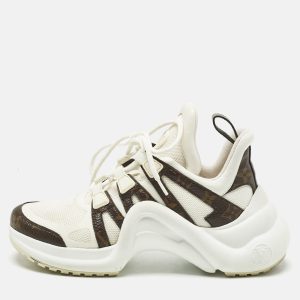 Louis Vuitton White Mesh and Monogram Canvas Archlight Sneakers Size 37, Athletic Shoes & Sneakers - Luxury Closet catalog