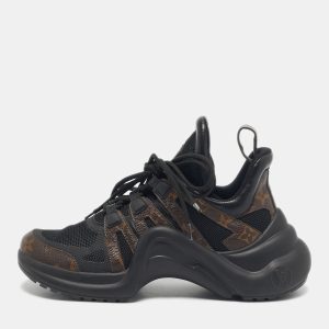 Louis Vuitton Brown/Black Monogram Canvas And Leather Archlight Sneakers Size 38.5, Athletic Shoes & Sneakers - Luxury Closet catalog