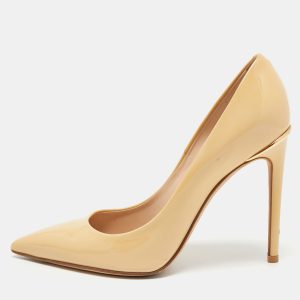 Louis Vuitton Beige Patent Leather Eyeline Pointed Toe Pumps Size 37, Pumps - Luxury Closet catalog