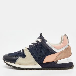 Louis Vuitton Multicolor Suede and Mesh Run Away Sneakers Size 37.5, Athletic Shoes & Sneakers - Luxury Closet catalog
