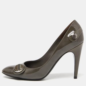 Louis Vuitton Grey Patent Leather Pumps Size 38, Pumps - Luxury Closet catalog