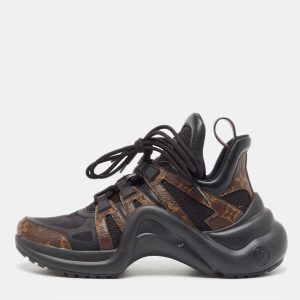 Louis Vuitton Black/Brown Nylon, Leather Archlight Sneakers Size 40, Athletic Shoes & Sneakers - Luxury Closet catalog