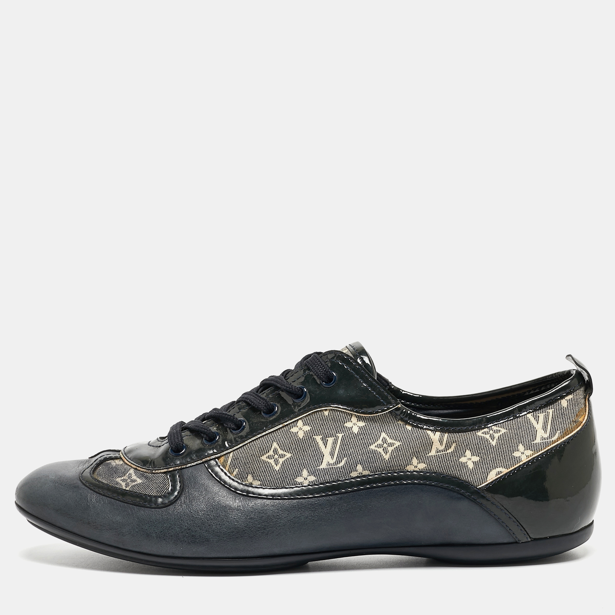 Louis Vuitton Tricolor Leather and Monogram Canvas Low Top Sneakers Size 37, Athletic Shoes & Sneakers - Luxury Closet catalog