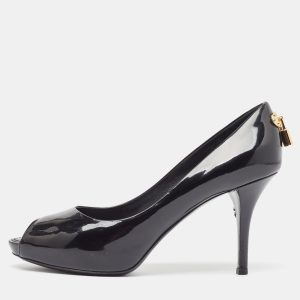 Louis Vuitton Black Patent Leather Oh Really! Pumps Size 38.5, Pumps - Luxury Closet catalog