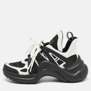 Louis Vuitton Black/White Leather and Mesh Archlight Sneakers Size 37.5, Athletic Shoes & Sneakers - Luxury Closet catalog