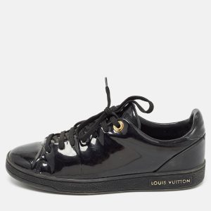 Louis Vuitton Black Patent Frontrow  Sneakers Size 35, Athletic Shoes & Sneakers - Luxury Closet catalog