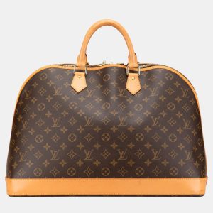 Louis Vuitton Brown Monogram Alma Voyage MM, Luggage Accessories - Luxury Closet catalog