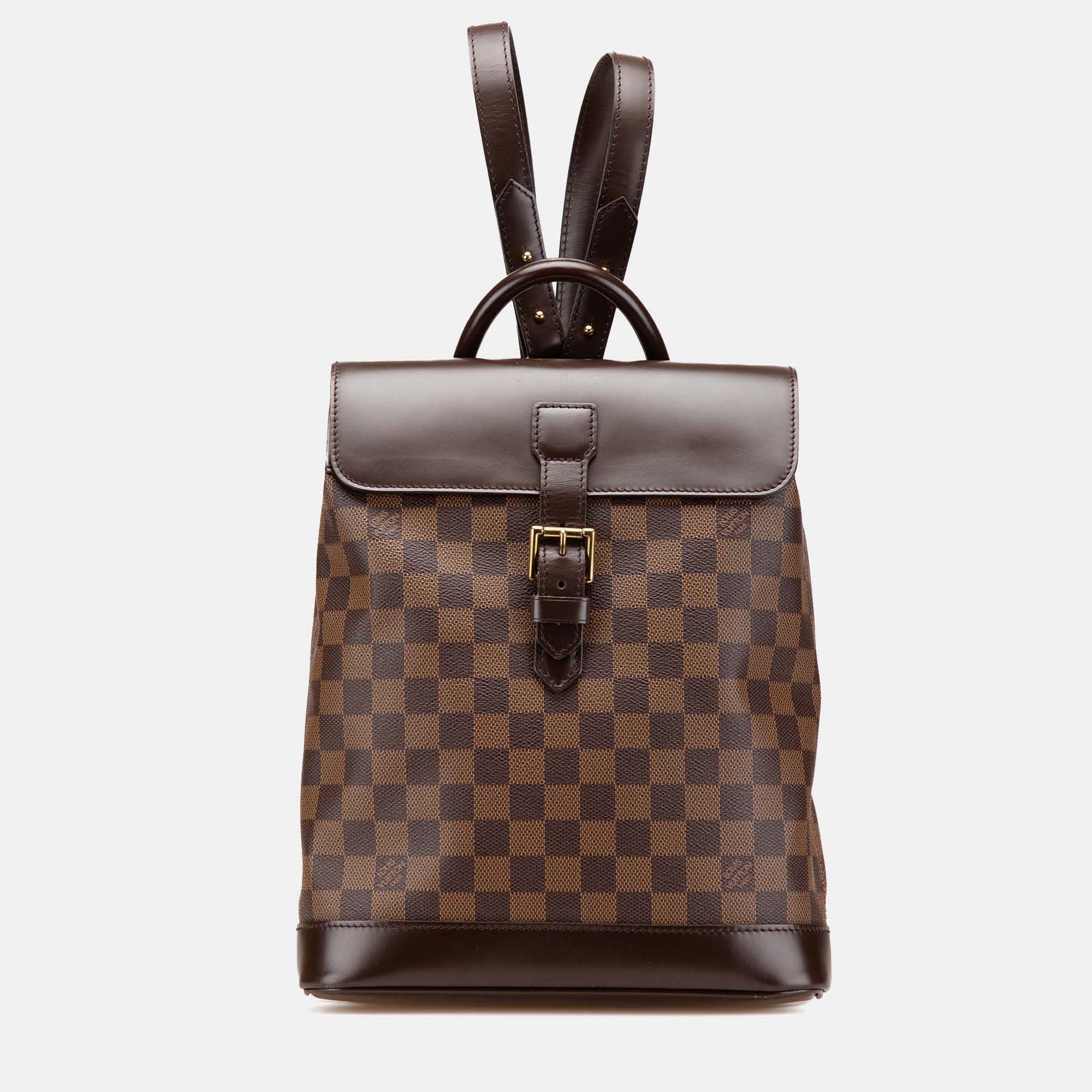 Louis Vuitton Brown Damier Ebene Soho Backpack, Handbags - Luxury Closet catalog