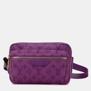 Louis Vuitton Purple Monogram Denim Outdoor Bumbag, Luggage Accessories - Luxury Closet catalog