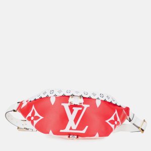Louis Vuitton Red Monogram Giant Bumbag, Luggage Accessories - Luxury Closet catalog