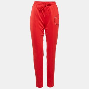 Love Moschino Red Jersey Track Trouser M, Clothing - Luxury Closet catalog