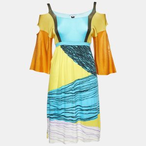 M Missoni Multicolor Printed Jersey Short Dress M, Dresses - Luxury Closet catalog