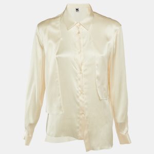 M Missoni Cream Silk Button Front Layered Shirt M, Shirts & Tops - Luxury Closet catalog
