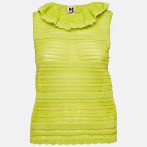 M Missoni Neon Green Knit Top S, Shirts & Tops - Luxury Closet catalog