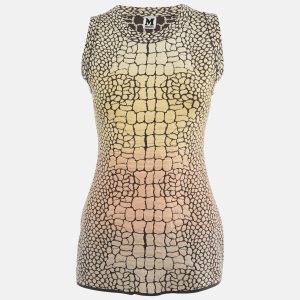 M Missoni Multicolor Ombre Jacquard Knit Sleeveless Top M, Shirts & Tops - Luxury Closet catalog