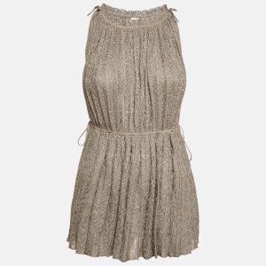 M Missoni Metallic Lurex Knit Sleeveless Top L, Shirts & Tops - Luxury Closet catalog