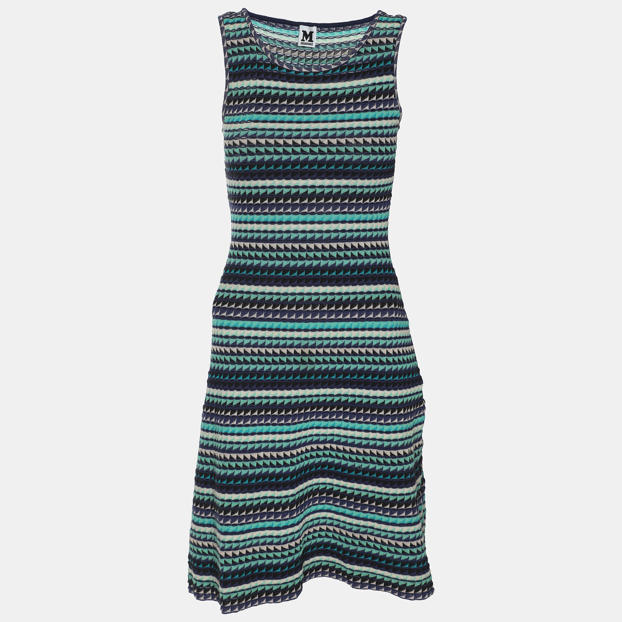 M Missoni Multicolor Knit Midi Dress S, Dresses - Luxury Closet catalog