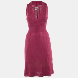 M Missoni Mauve Pink Wool Knit Sleeveless Dress S, Dresses - Luxury Closet catalog