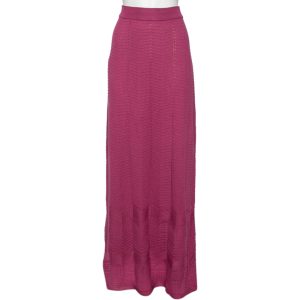 M Missoni Purple Knit Maxi Skirt M, Skirts - Luxury Closet catalog