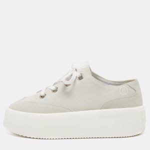 Maison Martin Margiela Grey Suede Tabi Lace Up Sneakers Size 39, Athletic Shoes & Sneakers - Luxury Closet catalog