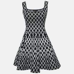 Maje Monochrome Jacquard Knit Mini Dress M, Dresses - Luxury Closet catalog