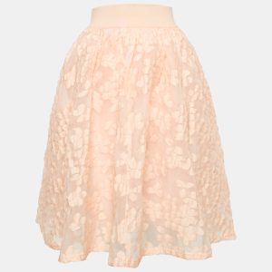Maje Light Orange/Peach Fil Coupe Joshua Rose Short Skirt L, Skirts - Luxury Closet catalog