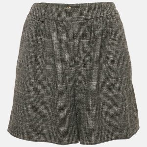 Maje Black Houndstooth Skorts L, Shorts - Luxury Closet catalog