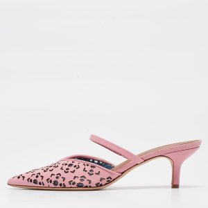 Malone Souliers Pink Leather Maureen Mules Size 38, Sandals - Luxury Closet catalog