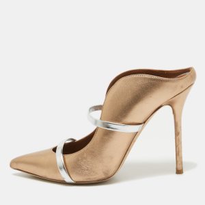 Malone Souliers Metallic Leather Maureen Mules Size 38, Sandals - Luxury Closet catalog