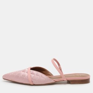 Malone Souliers Beige Leather and Satin Frankie Mules Size 38.5, Sandals - Luxury Closet catalog