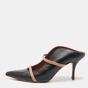 Malone Souliers Black Leather Maureen Heel Mules Size 41, Sandals - Luxury Closet catalog