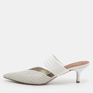 Malone Souliers White Leather Maisie Mules Size 40, Sandals - Luxury Closet catalog