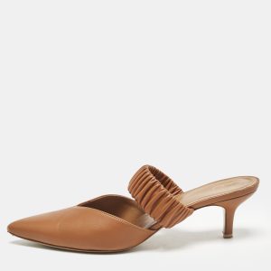 Malone Souliers  Brown Leather Matilda Mules Size 40.5, Sandals - Luxury Closet catalog