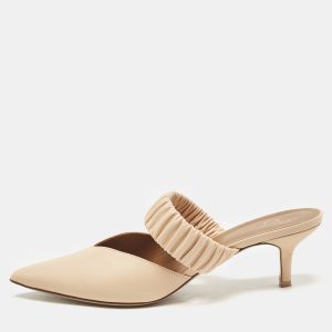 Malone Souliers Brown Woven Leather Maisie Mules Size 40.5, Sandals - Luxury Closet catalog