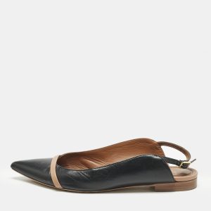 Malone Souliers x Roy Luwolt Black Leather Marion Luwolt Slingback Flats Size 37.5, Flats - Luxury Closet catalog