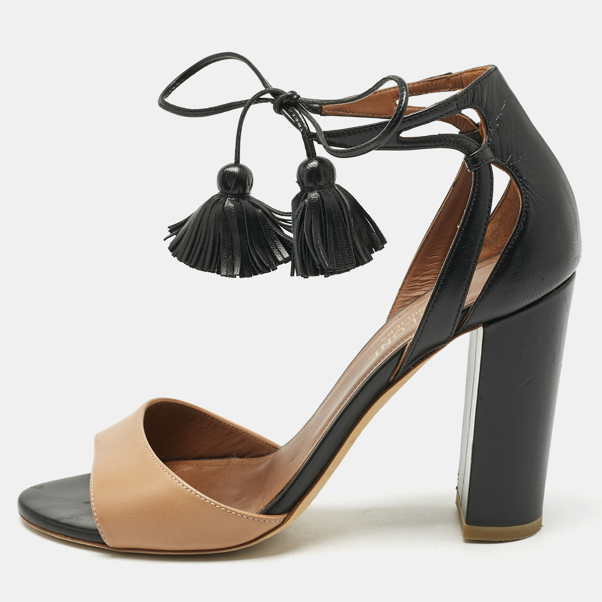 Malone Souliers Brown/Black Leather Gladys Sandals Size 37, Sandals - Luxury Closet catalog