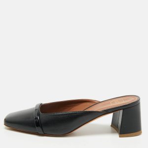 Malone Souliers Black Leather Square Toe Mules Size 35, Sandals - Luxury Closet catalog