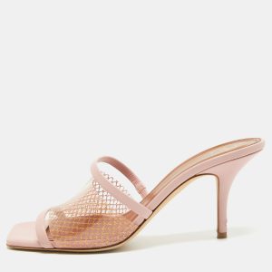 Malone Souliers Pink Leather Laney Slide Sandals Size 38, Sandals - Luxury Closet catalog