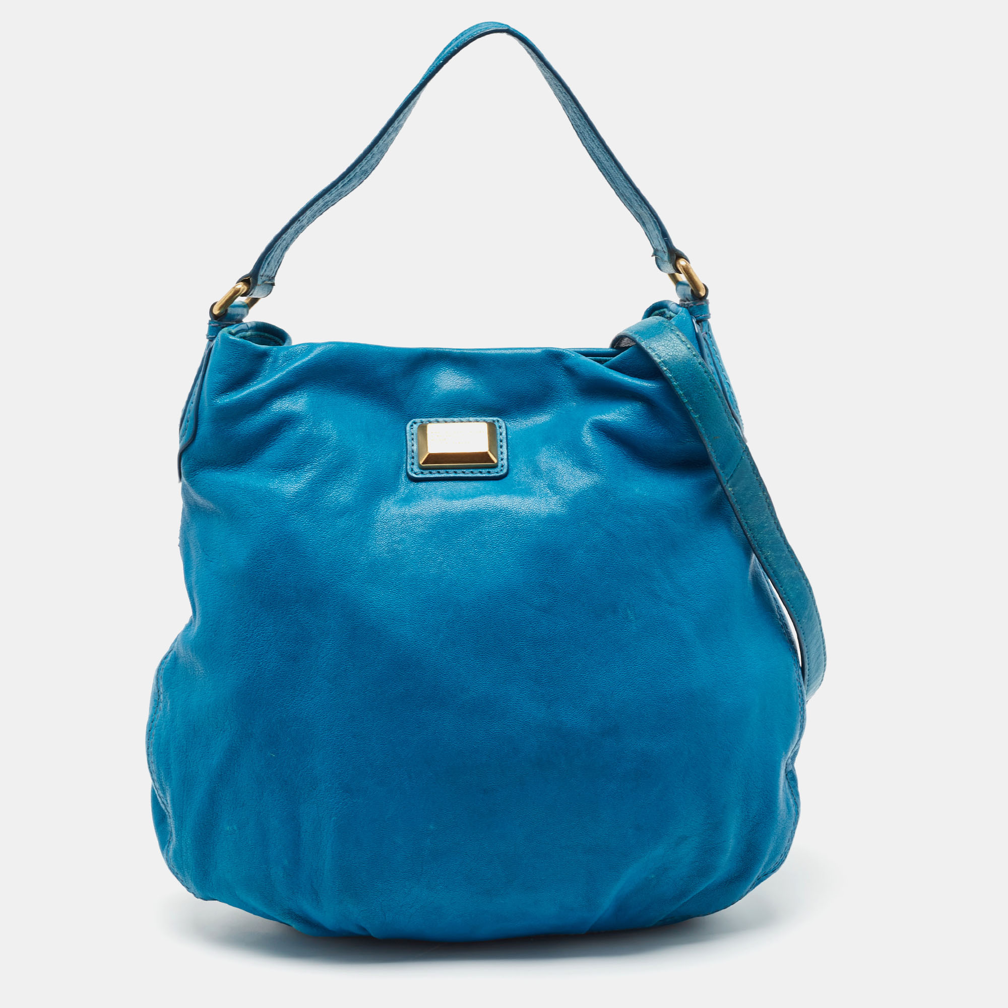 Marc by Marc Jacobs Blue Leather Classic Q Hillier Hobo, Shoulder Bags - Luxury Closet catalog