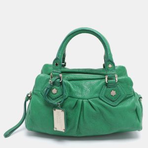 Marc by Marc Jacobs Green Leather Classic Q Groovee Satchel, Satchels - Luxury Closet catalog