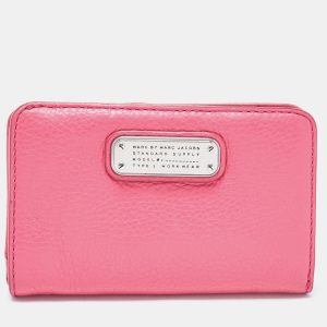 Marc by Marc Jacobs Pink Leather Zip Around Wallet, Wallets & Money Clips - Luxury Closet catalog